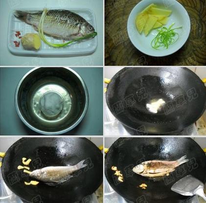 鲫鱼炖汤圆的做法