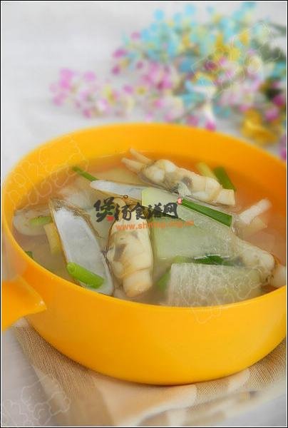 海蛏冬瓜汤的做法