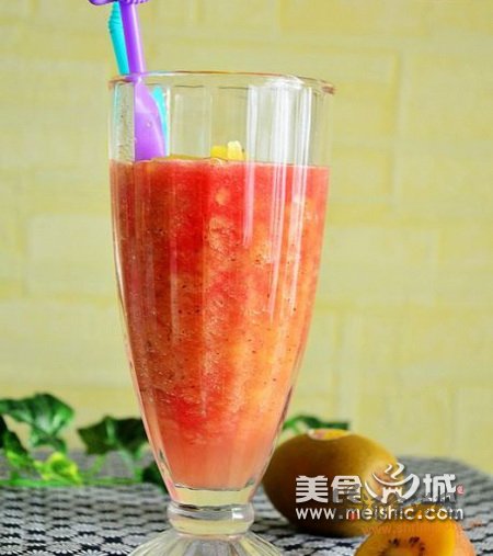 猕猴桃西瓜汁的做法