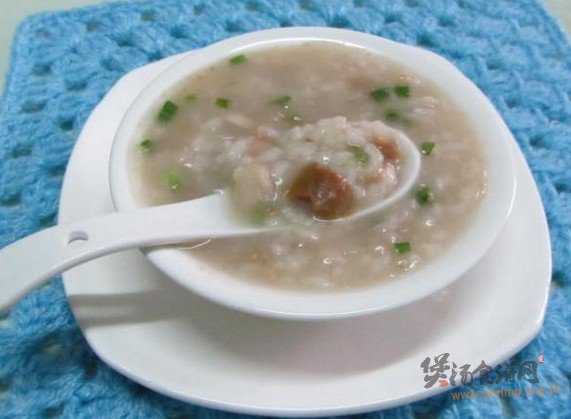 鸡丝板栗粥的做法