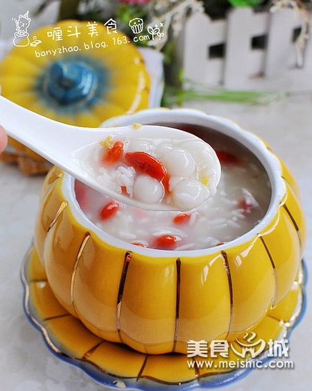 桂花米酒圆子羹的做法