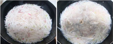 蛎黄萝卜丝汤的做法