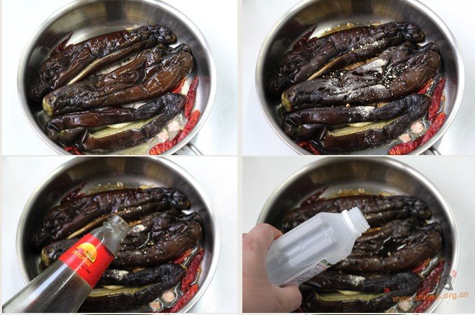 罗勒茄子煲的做法