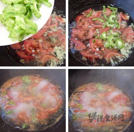 苦瓜番茄蛋花汤的做法