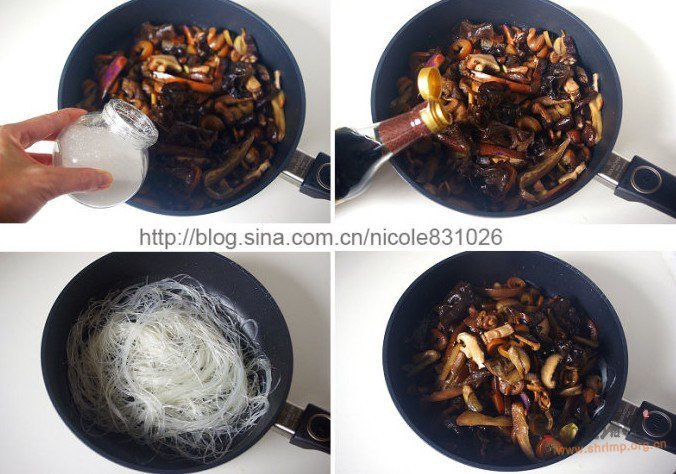 鲜美五福素斋煲的做法