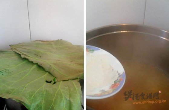 荷叶粥的做法