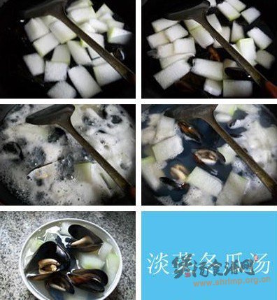 淡菜冬瓜汤的做法