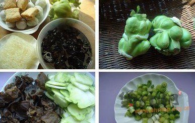 青菜头木耳鱼丸汤的做法
