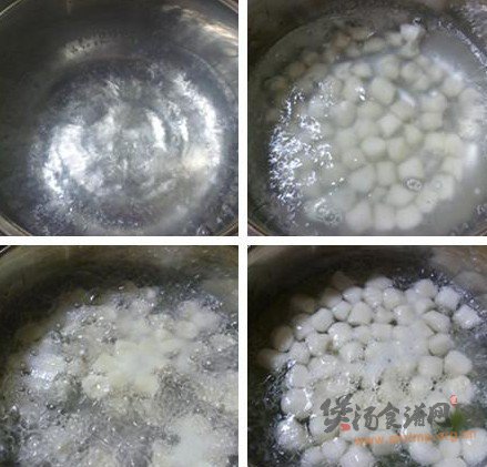 奇异果糯米汤果的做法