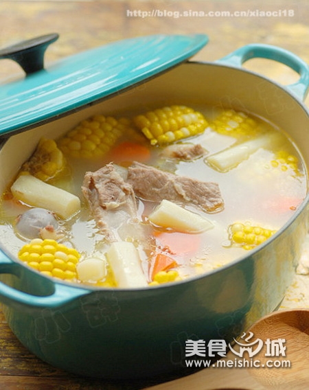 田园大排汤的做法