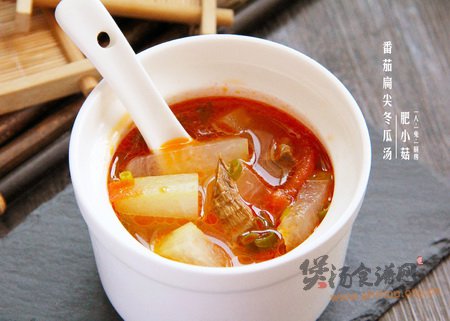 番茄扁尖冬瓜汤的做法