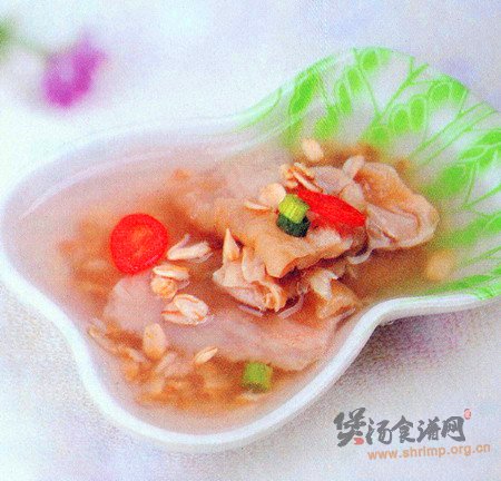 麦片牛肚汤的做法