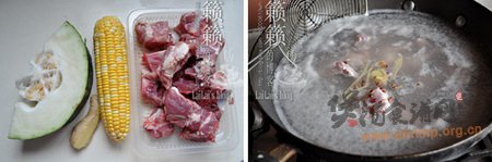 带皮冬瓜煨圈圈骨的做法
