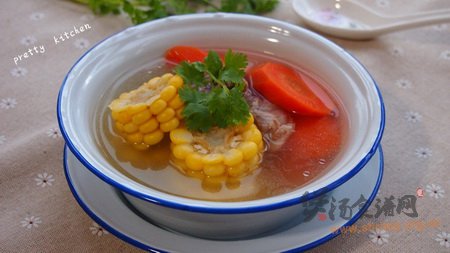 田园玉米汤的做法