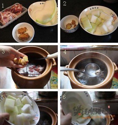 筒子骨冬瓜汤的做法