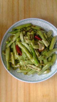 干煸四季豆的做法