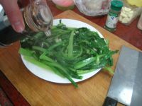 蒜蓉炒翡翠甜麦菜的做法