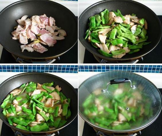猪肉豆角炖粉皮的做法