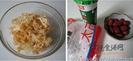 红枣银耳甜汤的做法