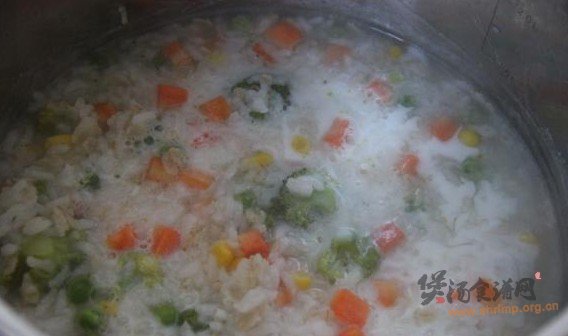 蔬菜粥的做法