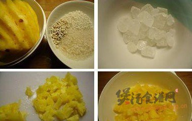 菠萝薏米粥的做法