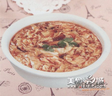 酸辣蛋汤的做法