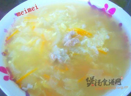 包菜蛋花汤的做法