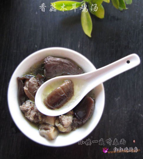 香菇木耳鸡汤的做法