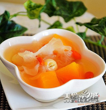(图)木瓜银耳汤的做法