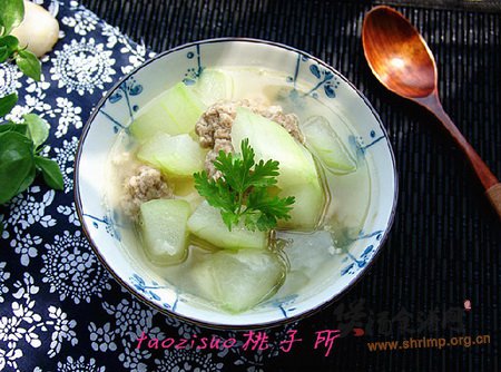 冬瓜汆丸子怎么做的做法