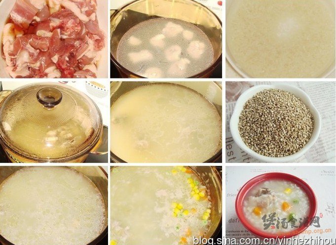 藜麦鸭子肉粥的做法