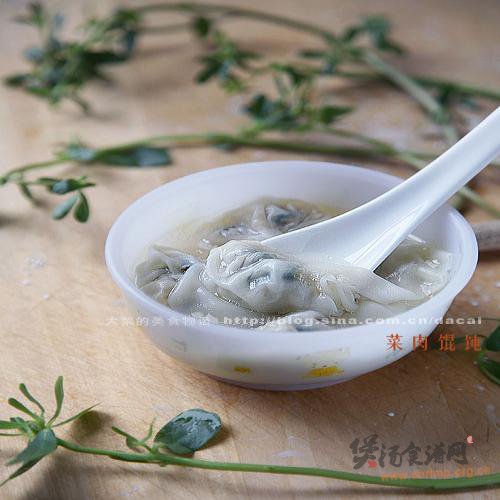菜肉馄饨的做法