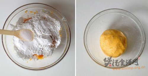 南瓜圆子红豆汤的做法