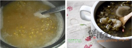 海底椰绿豆汤的做法