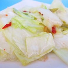 泡椒包菜的做法