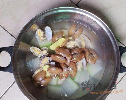 冬瓜花甲汤的做法