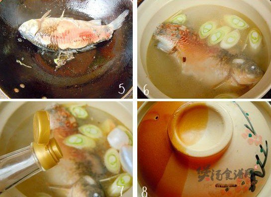 鲫鱼豆腐金橘汤的做法
