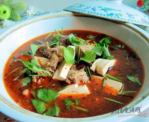 麻辣豆腐鸭汤煲的做法
