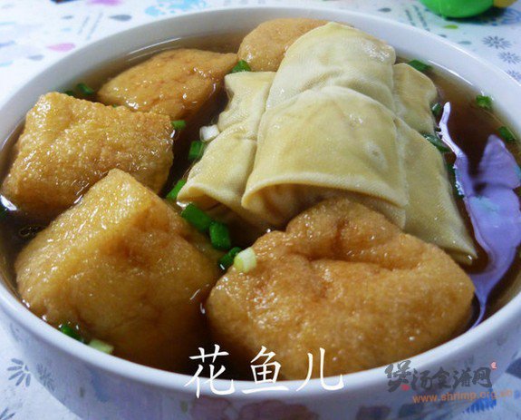 油豆腐面结汤的做法
