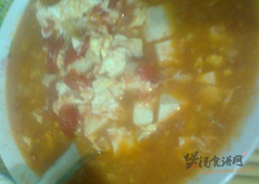 西红柿豆腐汤的做法