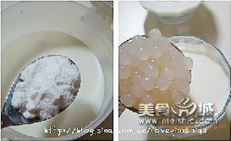 牛奶西米露的做法
