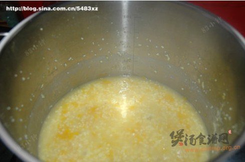 南瓜小米粥的做法