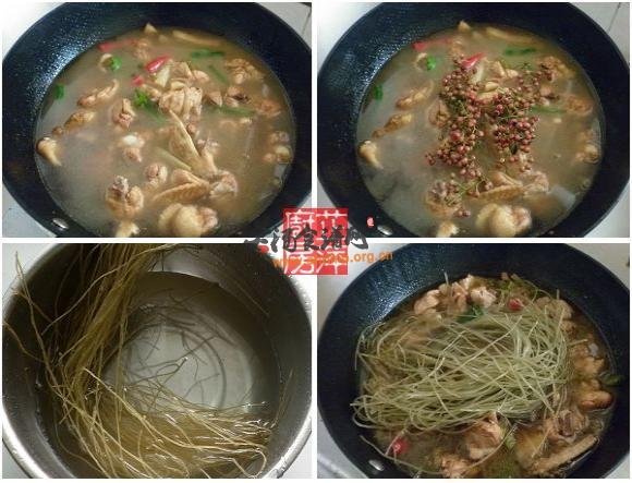 农家熬炒鸡的做法
