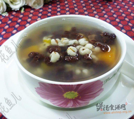 红小豆薏米仁红薯甜汤的做法