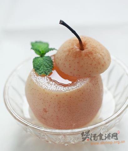 蜂蜜炖雪梨的做法