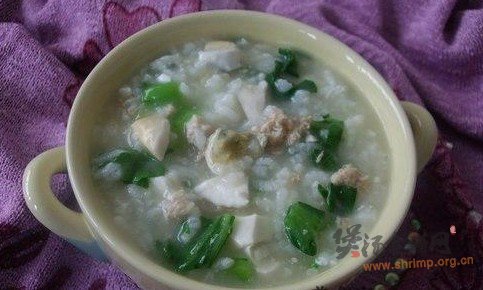 咸蛋肉糜粥的做法