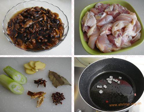 榛蘑炖鸡腿的做法