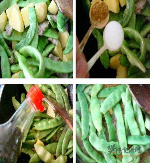 油豆角炖土豆的做法