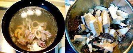 什锦海鲜茄子煲的做法