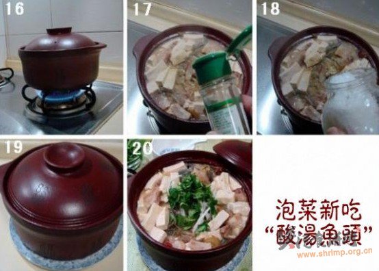 酸汤鱼头的做法
